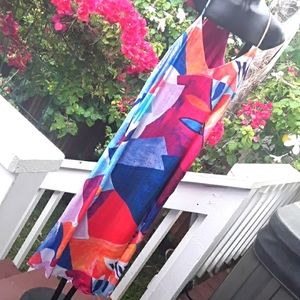 Nicole Miller New York large Maxi cocktail dress